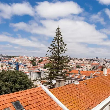 Breath-taking River & View Stunning 3 Bedrooms & 3 Bathrooms With Ac Alfama Castle District 1st Floor Lägenhet Lisboa